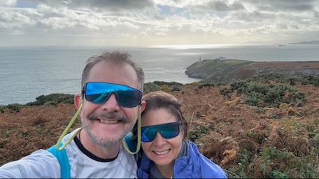 Couple at golden hour
